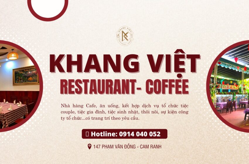  Nhà hàng Khang Việt