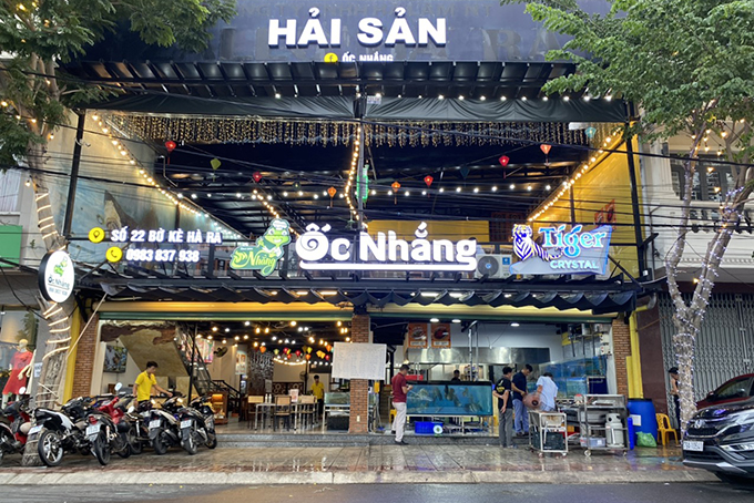  Nhà hàng Ốc Nhắng, nơi thưởng thức hải sản lý tưởng khi đến với phố biển Nha Trang