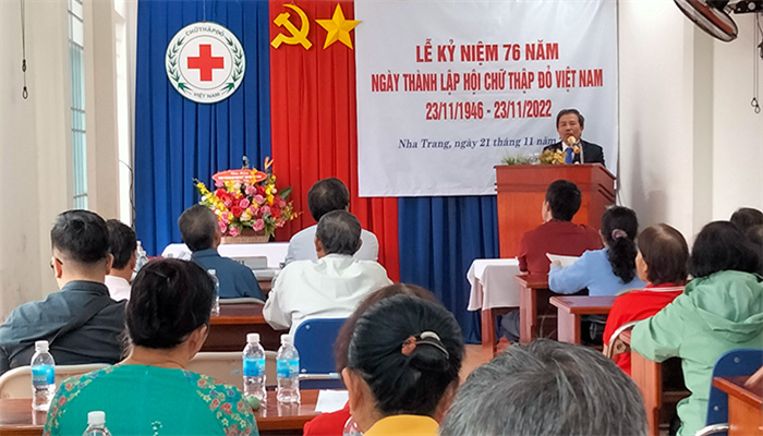  Nha Trang kỷ niệm 76 năm ngày thành lập Hội Chữ thập đỏ Việt Nam và tổng kết công tác Hội năm 2022