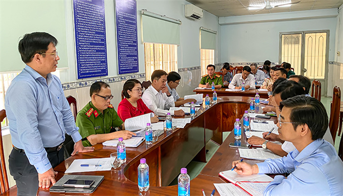  Đồng chí Bí thư Thành ủy Nha Trang làm việc với Đảng ủy xã Phước Đồng