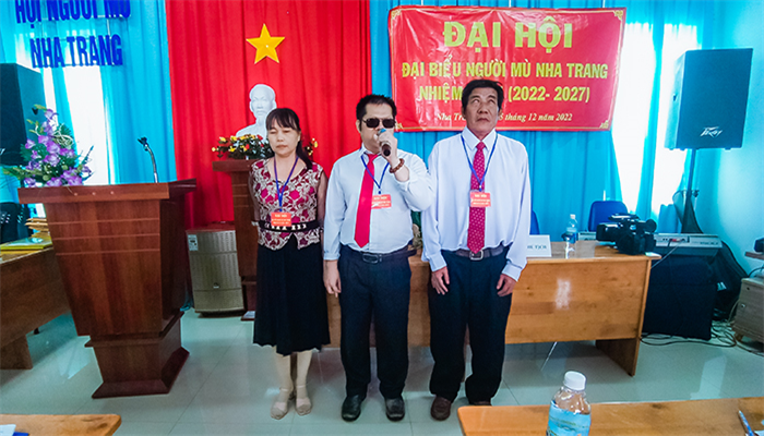  Hội người mù thành phố Nha Trang đại hội nhiệm kỳ 2022 – 2027